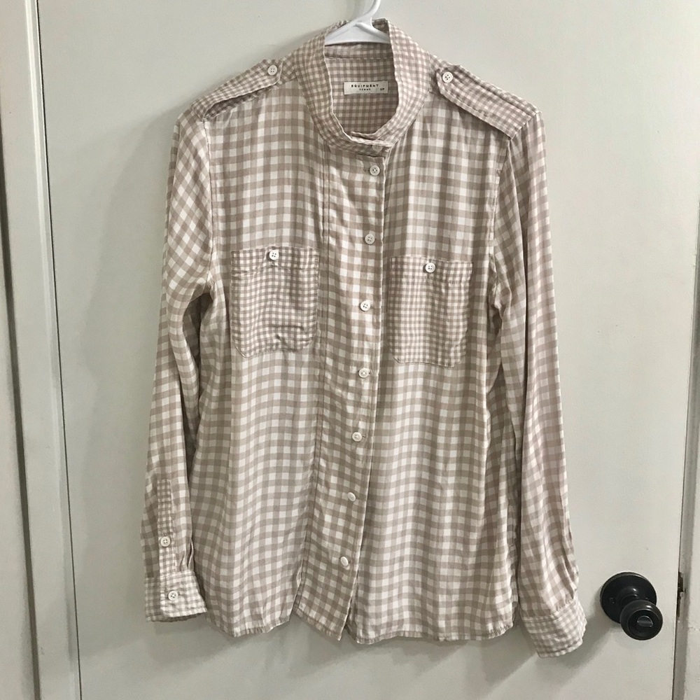 Equipment women’s silk blouse S